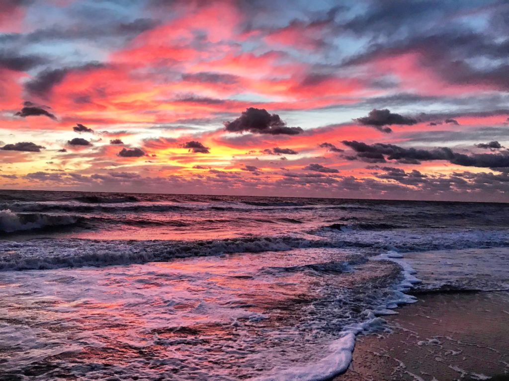 Sunrise Pink Clouds 10.18.18 - OceanFront Inn